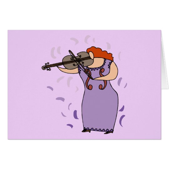 Lady Violist Card