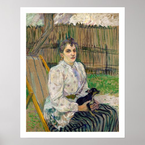 Lady With A Dog Poster