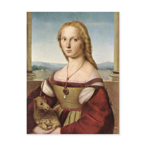 Lady with a Unicorn postcard
