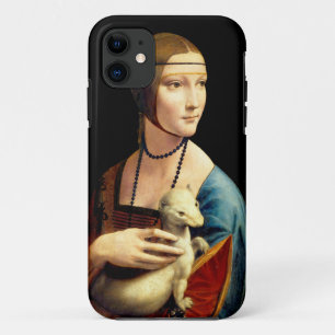 Lady with an Ermine by Leonardo Da Vinci iPhone 11 Case