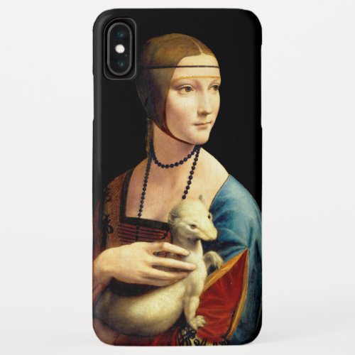 Lady with an Ermine by Leonardo Da Vinci iPhone XS Max Case