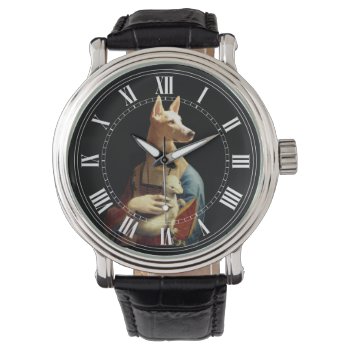 Lady With An Ermine  Luna Version Watch by Ars_Brevis at Zazzle