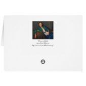 Lady with Book Cards (Back Horizontal)