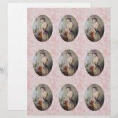 Lady with Cards (Front/Back)