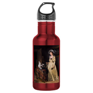 Lady with Cat, Marguerite Gérard Stainless Steel Water Bottle