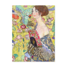 Lady With Fan Painting