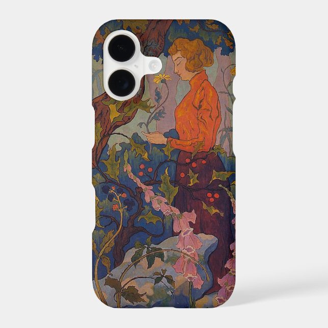 Lady with Foxgloves Case-Mate iPhone Case (Back)