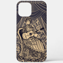 Lady with guitar