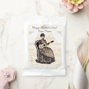 Lady with guitar margarita drink mix