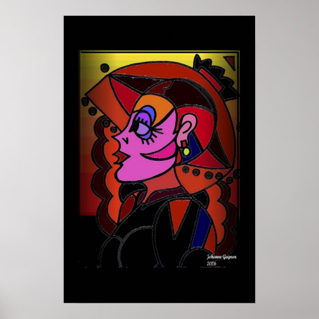 Lady With Hat Poster (Front)