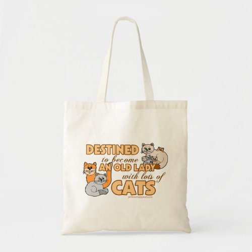 Lady With Lots of Cats Tote Bag
