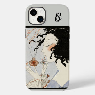 LADY WITH PERFUME BOTTLE ART DECO BEAUTY Monogram Case-Mate iPhone 14 Plus Case