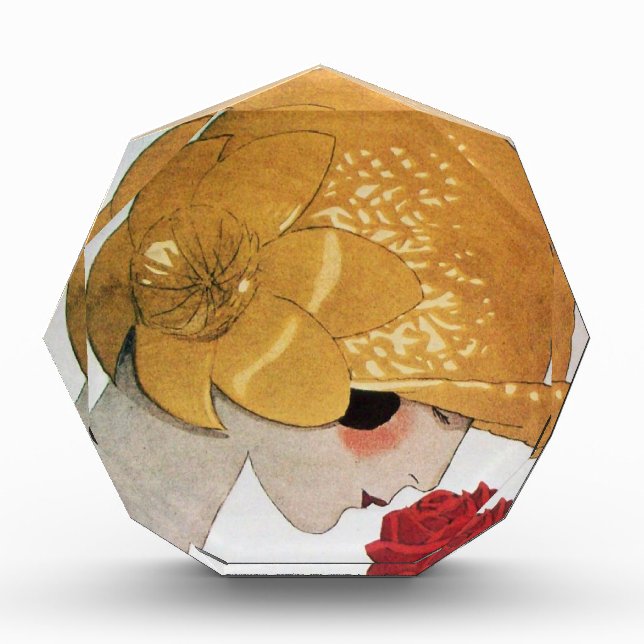 LADY WITH RED ROSE AWARD (Front)