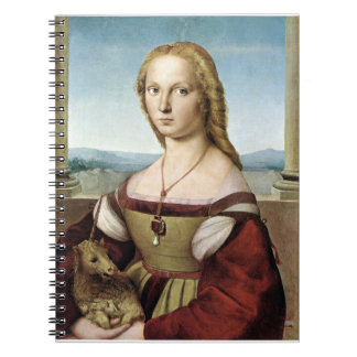 Lady with Unicorn - Raphael - c1506 Notebook