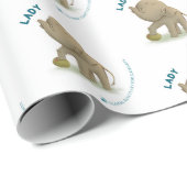 Lady Wrapping Paper (Roll Corner)