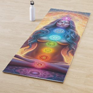 Lady Zen with Chakra Yoga Mat