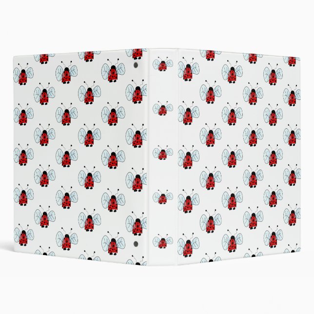 Ladybird 3 Ring Binder (Background)