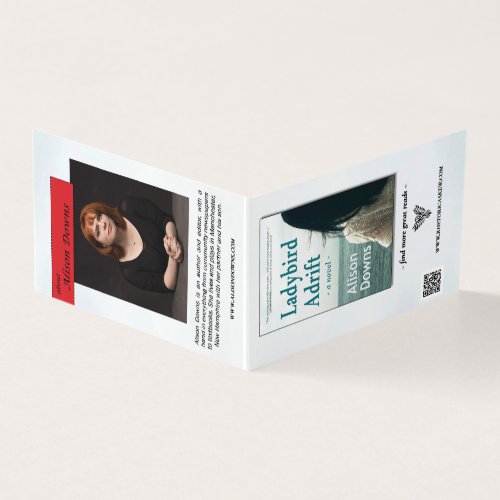 LADYBIRD ADRIFT by Alison Downs Bookmark Business Card