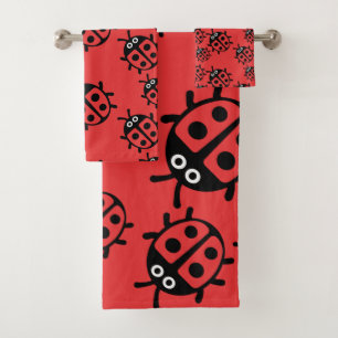 ladybird And Ladybug Bath Towel Set