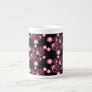 Ladybird And ladybug Bone China Mug