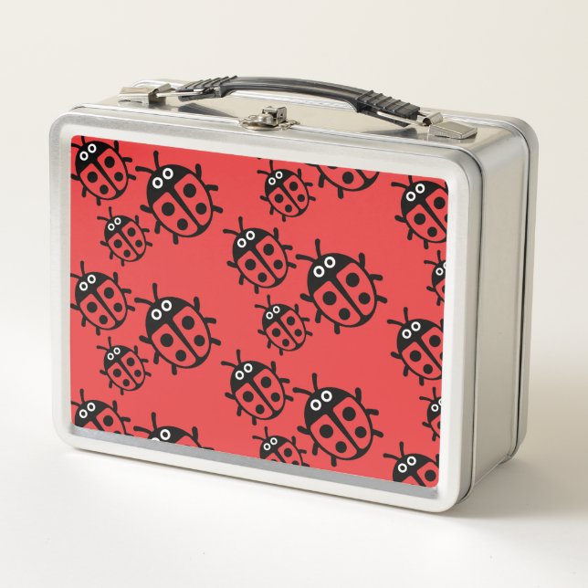 ladybird And Ladybug Metal Lunch Box (Front)