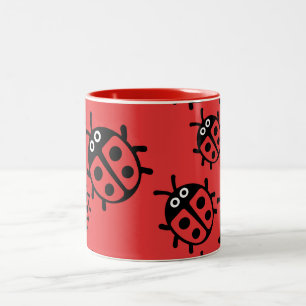 ladybird And Ladybug Two-Tone Coffee Mug
