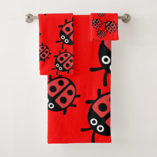 ladybird Family Bath Towel Set