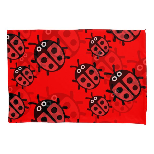ladybird Family Pillow Case (Front-Left)