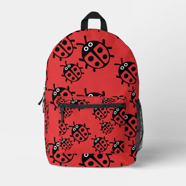 ladybird Family Printed Backpack (Front)