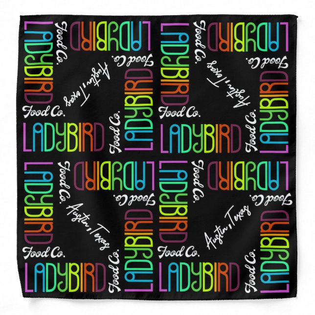 Ladybird Food Co. Large Bandana (Front)