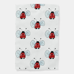 Ladybird Garden Flag