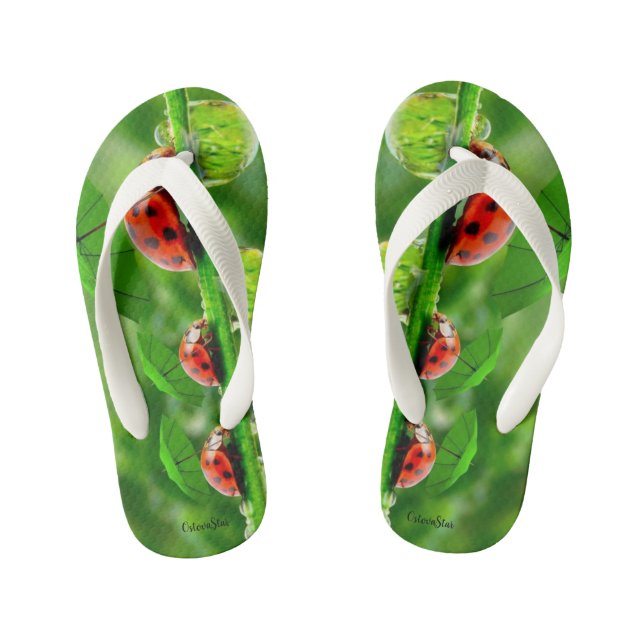 ladybird kid's flip flops (Footbed)