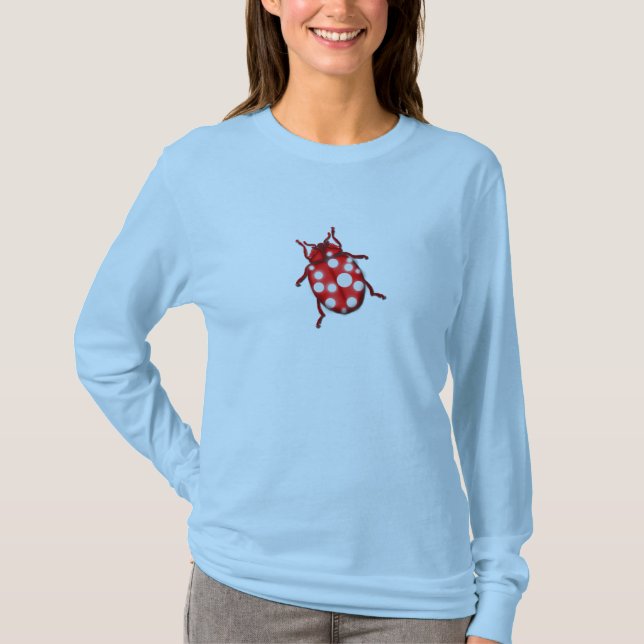 Ladybird Lady Bug Gardening Gifts T-Shirt (Front)