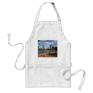 Ladybird Lake Dog Park Austin Texas Skyline Adult Apron
