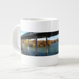 Ladybird Lake Rowers - Austin Texas Skyline Large Coffee Mug
