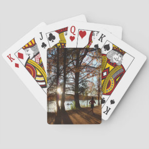 Ladybird Lake Running Trail - Austin, Texas Poker Cards