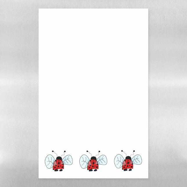 Ladybird Magnetic Dry Erase Sheet (Vertical)