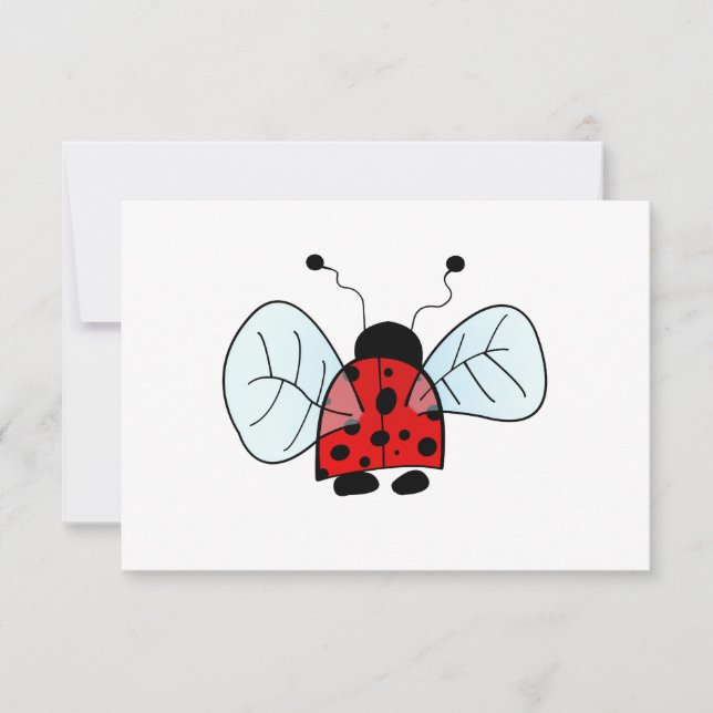 Ladybird RSVP Card (Front)