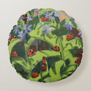 Ladybirds 2013 round pillow
