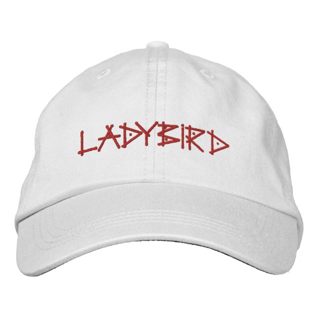 LADYBIRDS EMBROIDERED BASEBALL CAP (Front)