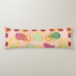 Ladybirds & Fruit Garden Body Cushion