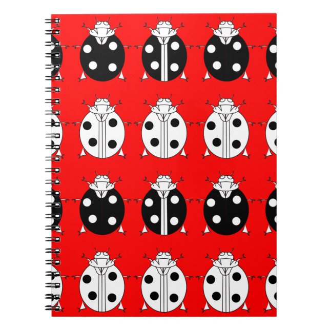 ladybirds pattern notebook (Front)