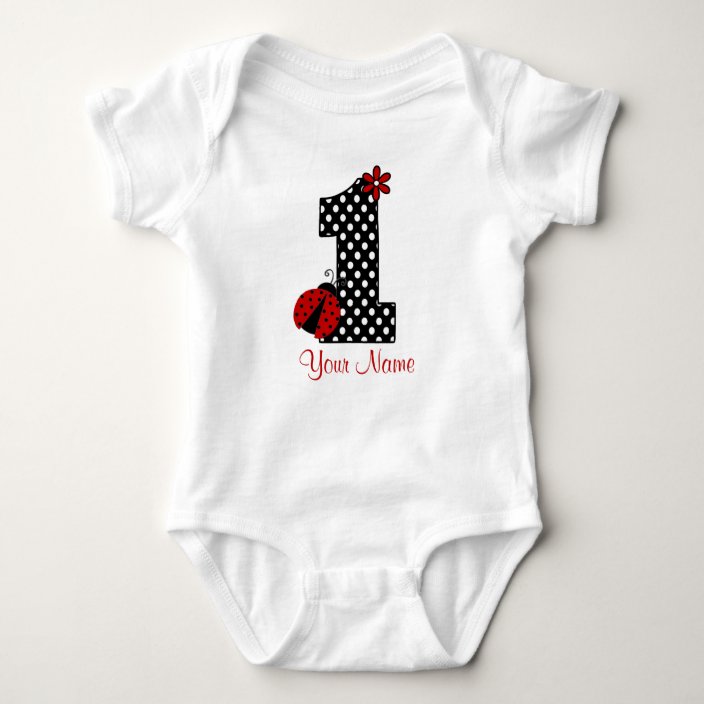 ladybug 1st birthday shirt