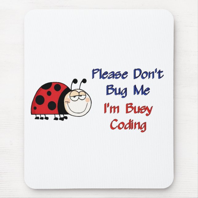 Ladybug-2 Medical Coder Mouse Pad (Front)