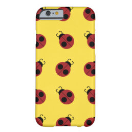 Ladybug 60s retro cool red yellow barely there iPhone 6 case
