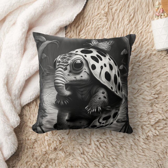 Ladybug Aardvak Mythical Creature Throw Pillow (Blanket)