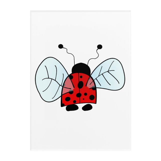 Ladybug   acrylic print (Front)