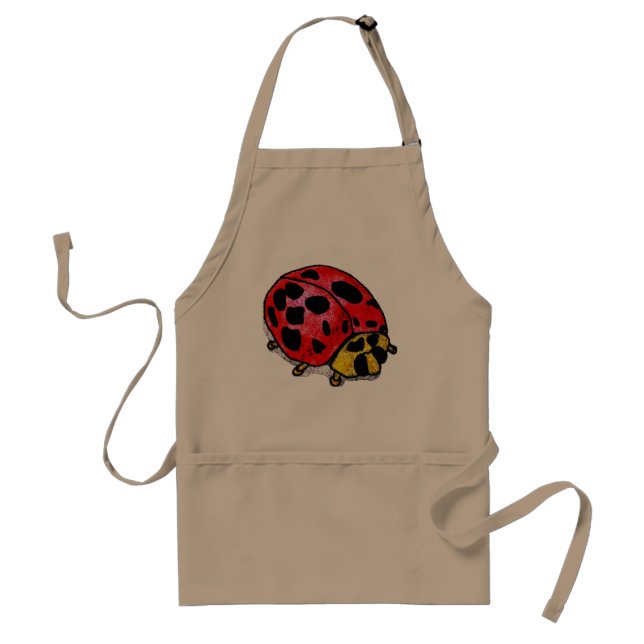 Ladybug Adult Apron (Front)