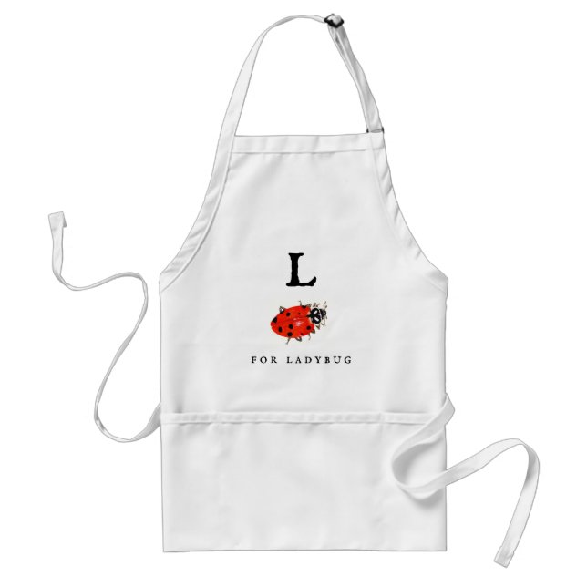 Ladybug  adult apron (Front)