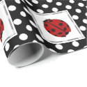 Ladybug and Polka-dot  Wrapping Paper